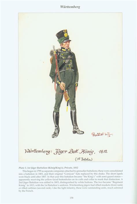 Wurttemberg 1st Jaeger Batt Konongskings 1812 Soldat Empire