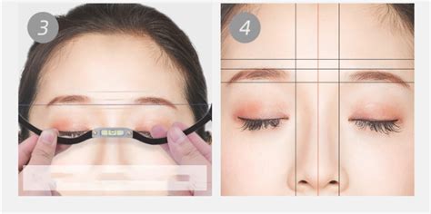 Microblading Permanent Makeup Bow And Arrow Line Ruler Measuring