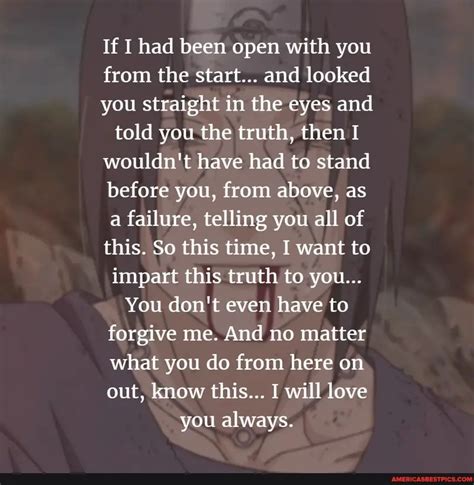 11 Best Itachi Uchiha Quotes Of All Time - My Otaku World