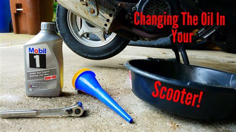 Scooter Oil Change How To Change The Oil In Your Scooter 50cc And