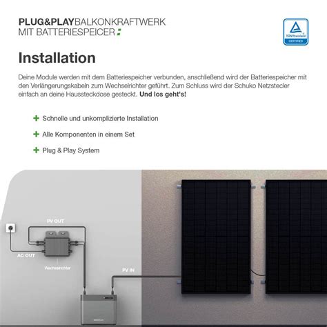 Plug Play Batteriespeicher F R Balkonkraftwerke Kaufen