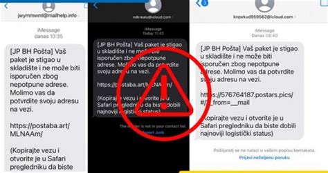 Upozorenje Bh Po Te Ne Nasjedajte Na La Ne Sms Poruke O Neuspjeloj