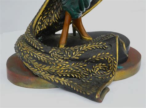 Lot An Erte Bronze Emerald Night Signed Numbered