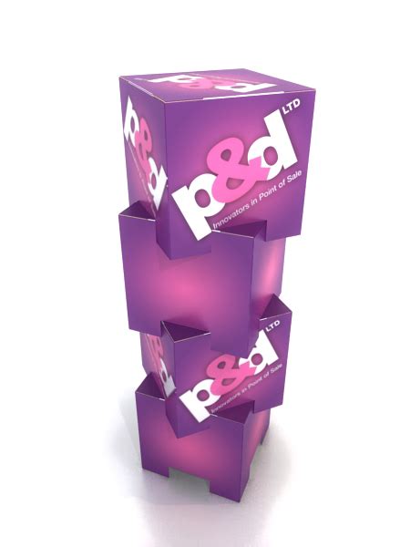 Stacking Cubes Print And Displays