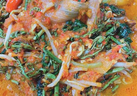 Resep Tumis Pakis Daun Kledek Toge Jamur Kemangi Cabe Vegan Oleh Yenni