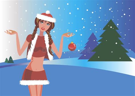 Beautiful Illustration People Person Snow Vector Stock Vector ...