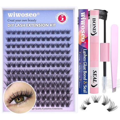 Amazon Wiwoseo Lash Extensions Kit Individual Cluster Eyelash