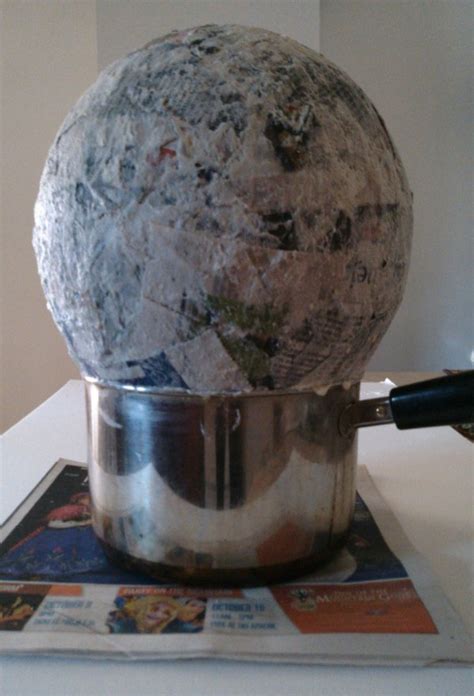 Making A Paper Mache Hot Air Balloon Thriftyfun