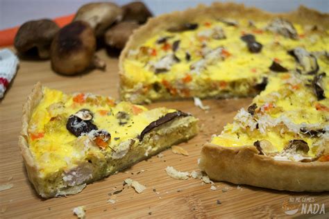 Quiche De Pollo Al Curry Con Verduras No Me Comes Nada Recetas