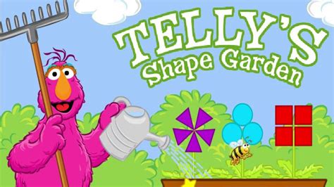 Tellys Shape Garden Sesame Street Games Pbs Kids Youtube