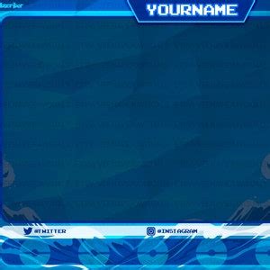 Water Pokemon Theme Stream Overlay Set For Twitch Kick Etsy