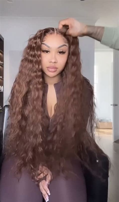 Hoodmouse In Front Lace Wigs Human Hair Long Hair Styles Wig