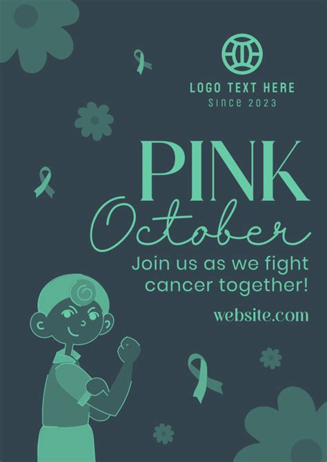 Pink October Letterhead Brandcrowd Letterhead Maker