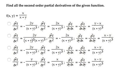 Second Derivative Calculator With Steps