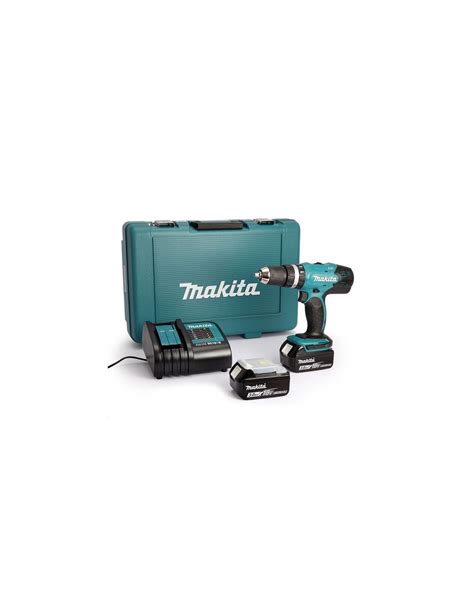 Perceuse visseuse à percussion 18 V Li Ion 3 Ah Ø 13 mm Makita