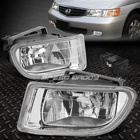 For 99 04 Honda Odyssey Clear Lens Front Bumper Driving Fog Light Lamp W Switch Ebay