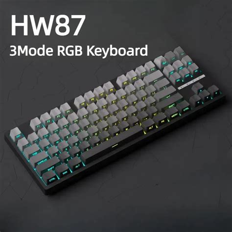 Mathew Tech Mode HW Mechanical Keyboard TKL RGB Hot Swappable Keys South Facing Shine