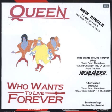 Queen Who Wants To Live Forever 1986 Vinyl Discogs