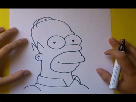 Como Dibujar A Homer Simpson Paso A Paso Los Simpsons How To Draw