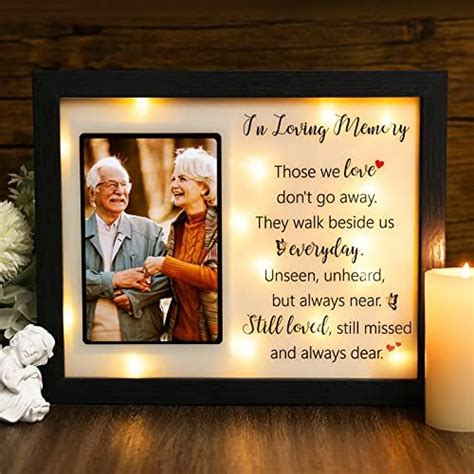 Amazon BANBERRY DESIGNS Memorial Photo Frame Loving Memory