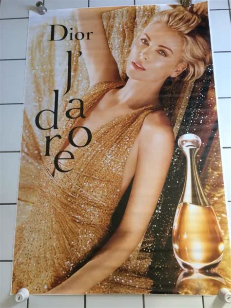 Affiche Parfum J Adore De Dior Charlize Theron X Cm Abri Bus