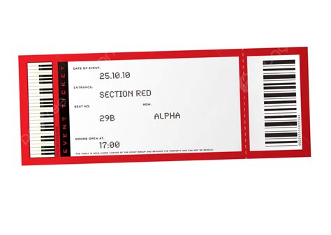 Concert Event Ticket, Access, Illustration, Stub PNG Transparent Image ...