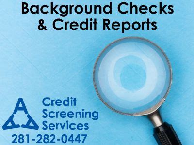 Do You Need Background Checks And Credit Reports Aaa Credit Screening