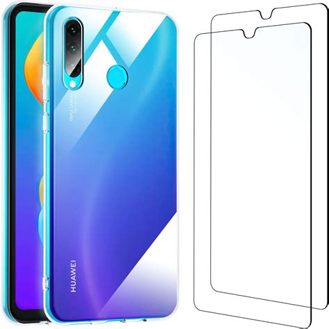 NEW C Hülle für Huawei P30 Lite Ultra Transparent Silikon Weiches TPU