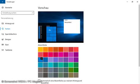 Windows Startmen Live Kacheln Co Anpassen Farben Pc Magazin