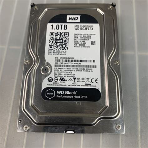 Western Digital Black Tb Hdd Sata Wd Fzex Hard Drive Ebay