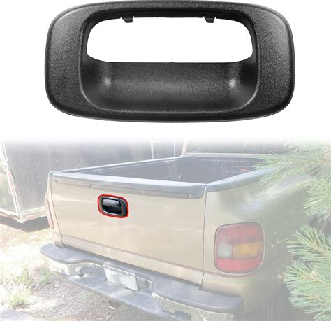 Rear Back Latch Tail Gate Tailgate Handle Bezel Chevy Silverado GMC