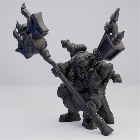 Hot Goblin ドワーフウォーロックB ミニチュア ホットゴブリン 魔法使い