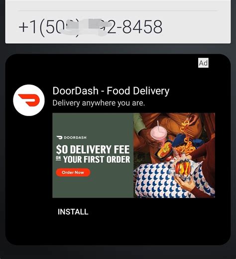 JLR On Twitter So Bizarre A DoorDash Ad Pops Up When I Try To Call