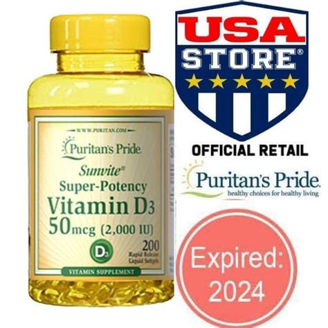 Jual PURITAN S PRIDE VITAMIN D3 2000 IU 200 SOFTGELS PURITAN Shopee