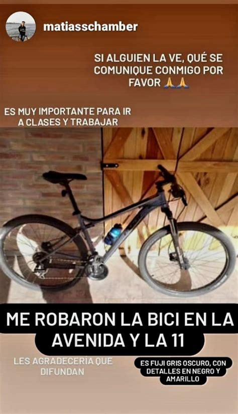 General Pico Le Robaron Su Bicicleta Y Pide Ayuda Para Recuperarla