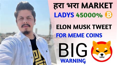 Big Warning Crash Elon Musk Tweet For Meme Coins Ladys