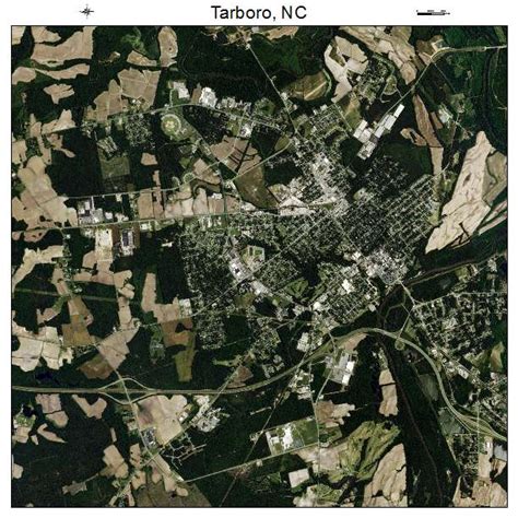 Aerial Photography Map of Tarboro, NC North Carolina