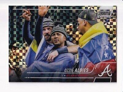 2022 Topps Stadium Club Chrome Ozzie Albies X Fractor Braves 91 EBay