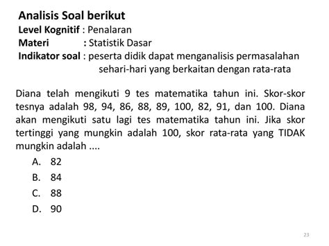 Contoh Soal Hots Sd Kelas 6 Berbagai Contoh