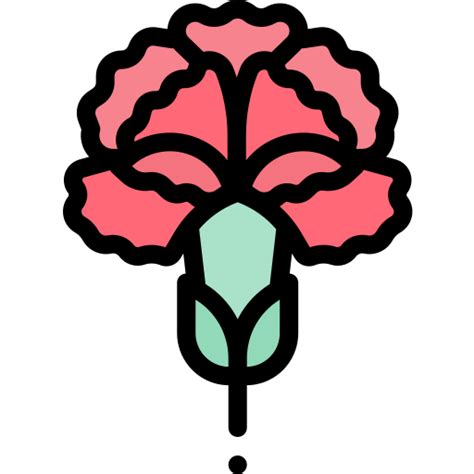 Carnation Vector Icons Vector Free Flower Icons Search Icon Cartoon