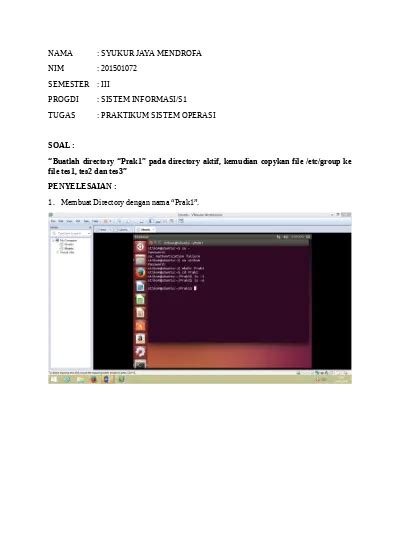 LAPORAN PRAKTIKUM SISTEM OPERASI 3
