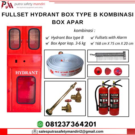 Hydrant Box B Indoor Kombinasi Kotak Apar Safety