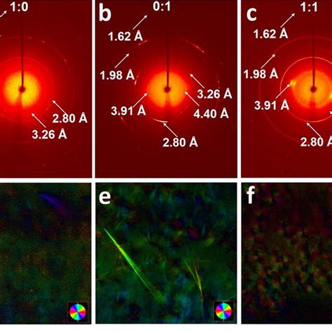 Ac In Situ WAXS Patterns And Df Birefringence Of Hydrogels Formed