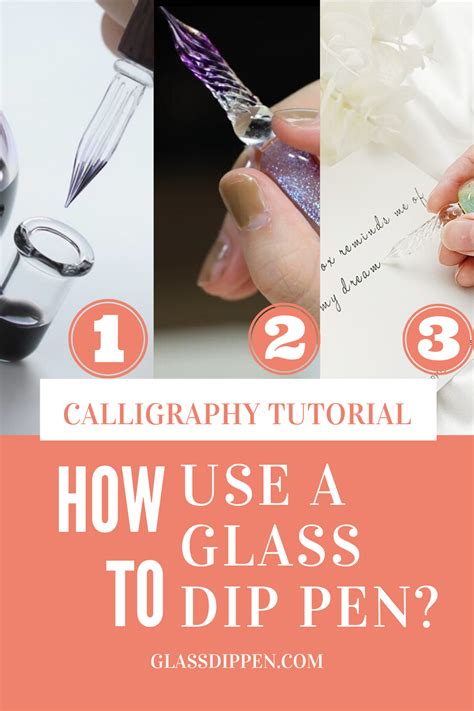 How To Use A Glass Dip Pen Glass Dip Pen Dip Pen Glass Dip Pen