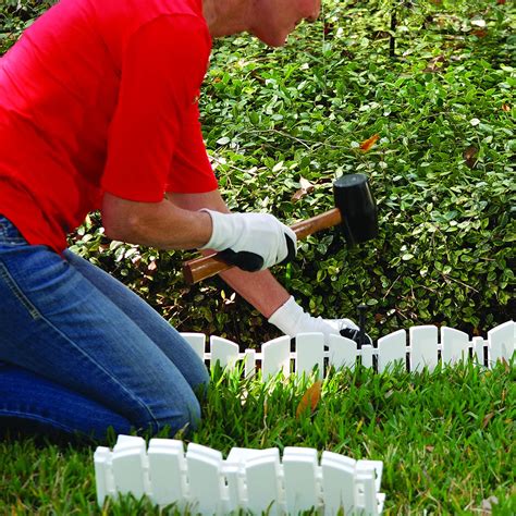 Easyflex No Dig Landscape Edging With Anchoring Spikes In Tall