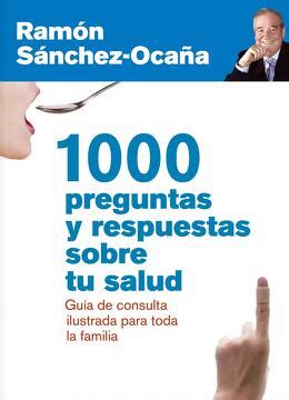 Libro Preguntas Y Respuestas Sobre Tu Salud Ram N S Nchez Oca A