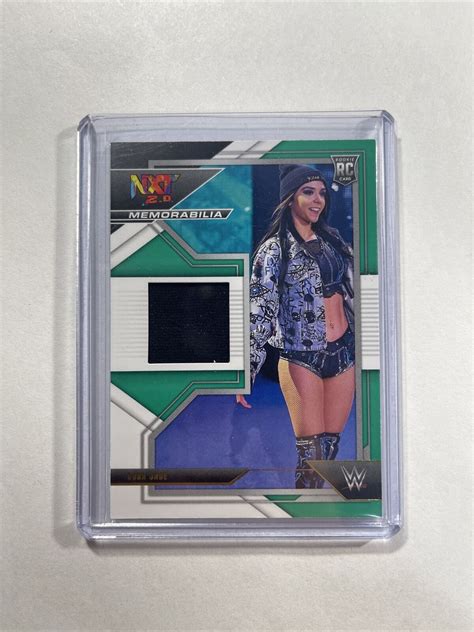 2022 Panini WWE NXT 2 0 Cora Jade RC Green SP Relic Memorabilia NXM CJD