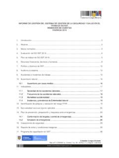 INFORME DE GESTIÓN DEL SISTEMA DE GESTIÓN DE LA informe de gesti