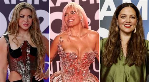 Poder Femenino Shakira Karol G Y Natalia Lafourcade Arrasaron En Los