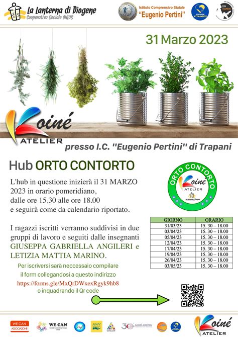 HUB ORTO CONTORTO a Trapani Atelier Koinè